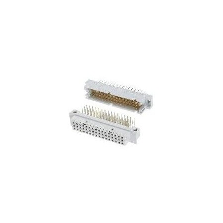 Fci Board Euro Connector, 48 Contact(S), 3 Row(S), Female, Right Angle, 0.1 Inch Pitch, Solder 86093488613755E1LF